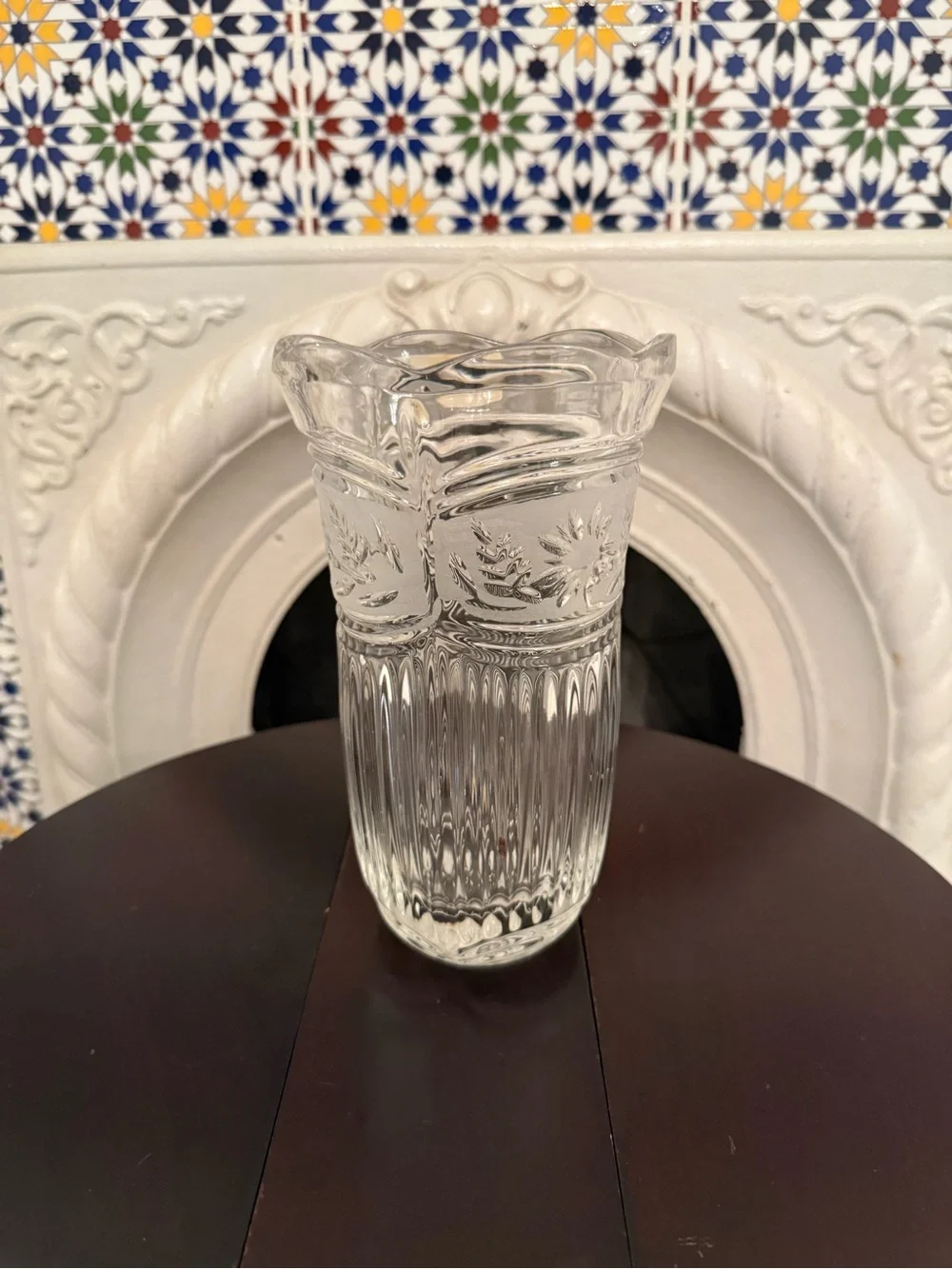 Crystal Clear beautiful fluted
